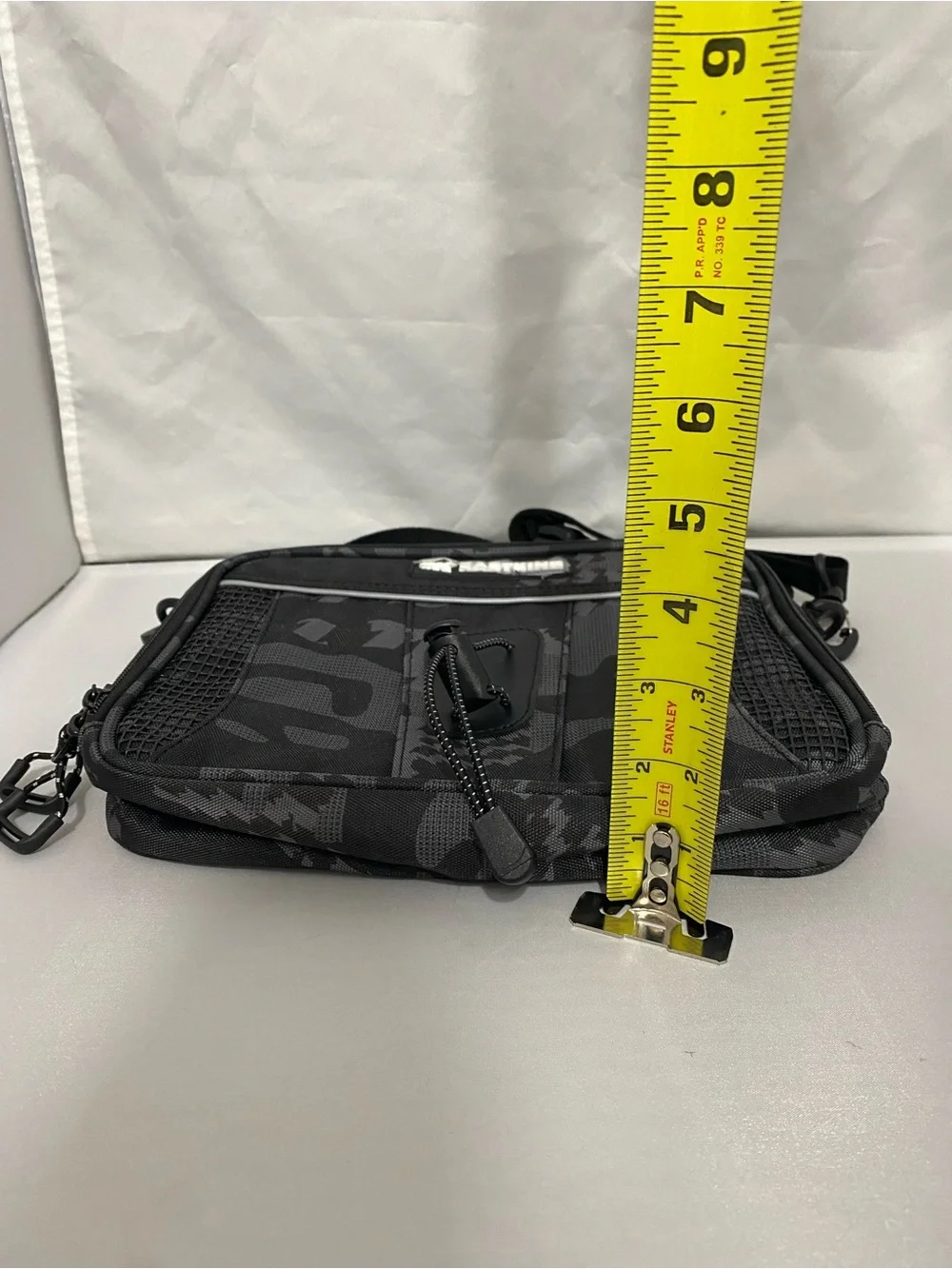 Black and Gray Camouflage Fishing Pack